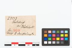 Etikett zu Bronzering (NHMW-PRAE-025173)